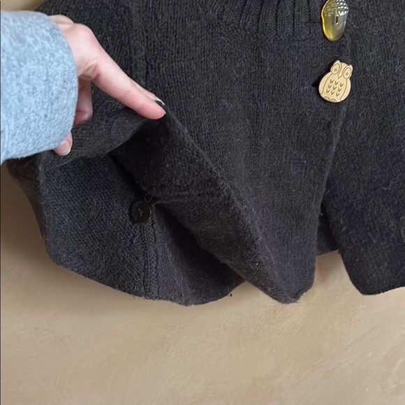 Anthropologie moth wool/alpaca Capelet - Picture 2 of 5